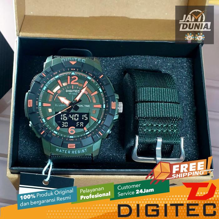 DIGITEC ORIGINAL DA-2130TB 5B DA2130T DIGITEC 2130 JAM TANGAN PRIA