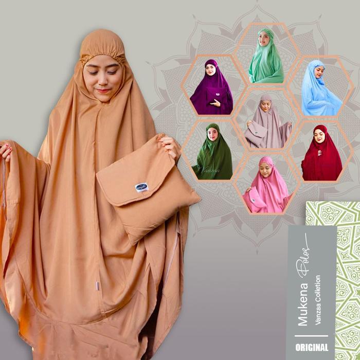 MUKENA BALI POLOS SUPER JUMBO BY VANZAA COLLECTION