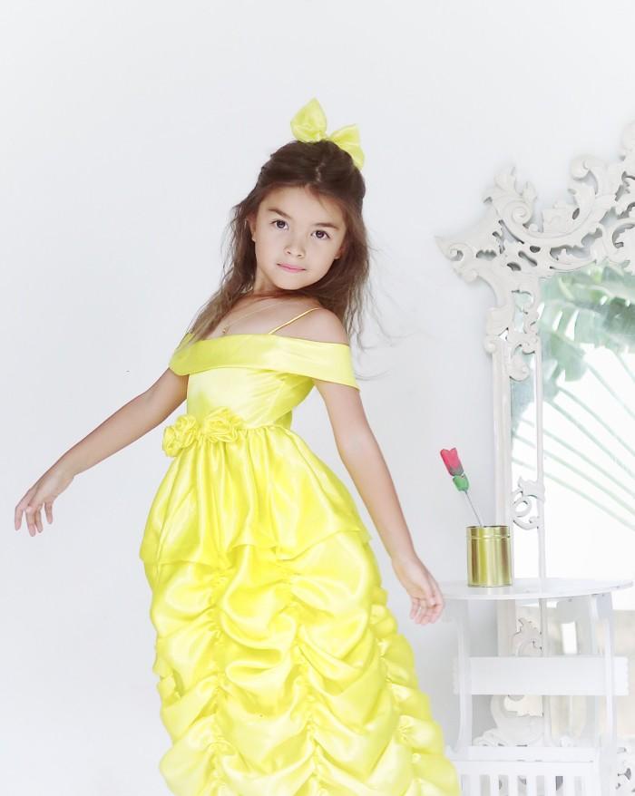 Baju Princess Belle Newborn Photography