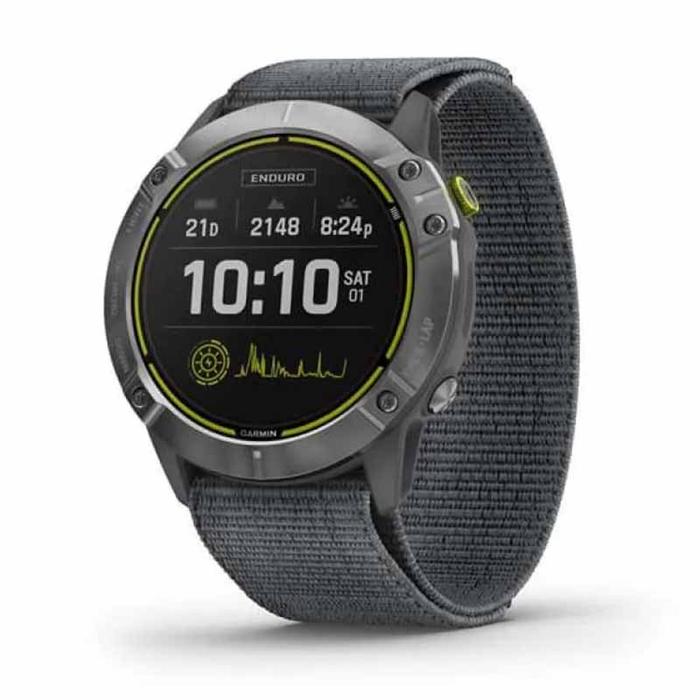 JAM TANGAN GARMIN SMARTWATCH ENDURO SILVER GRAY SPORT GPS JAM PRIA NG