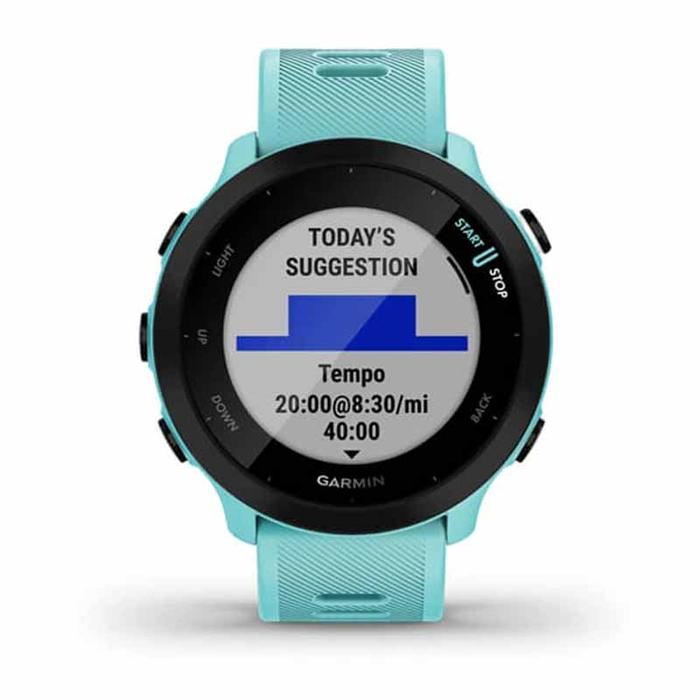 JAM TANGAN GARMIN SMARTWATCH FORERUNNER 55 GPS AQUA JAM PRIA NG