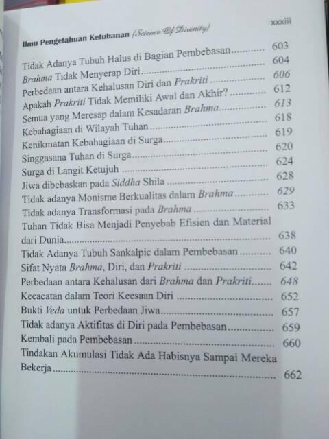 Buku Ilmu Ketuhanan Veda
