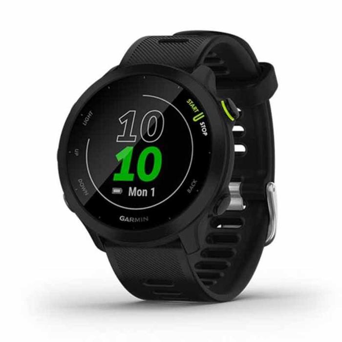 JAM TANGAN GARMIN SMARTWATCH FORERUNNER 55 GPS BLACK JAM PRIA NG