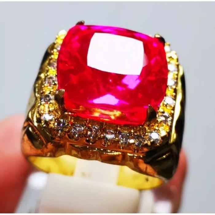 BATU PERMATA RUBY BURMA SIAM FULL DS 9.25 LUSTER BIG SIZE