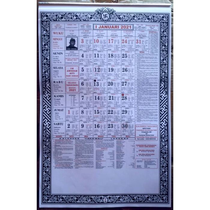 Kalender Bali Nasional 2021 Gde Marayana
