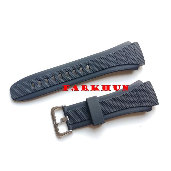 STRAP RUBBER BRACERA CAKEP BAND TALI JAM TANGAN KALEP HITAM BLACK