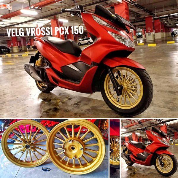Velg Pelek Tapak Lebar Rossi Model Daytona Palang 18 All New PCX Lokal