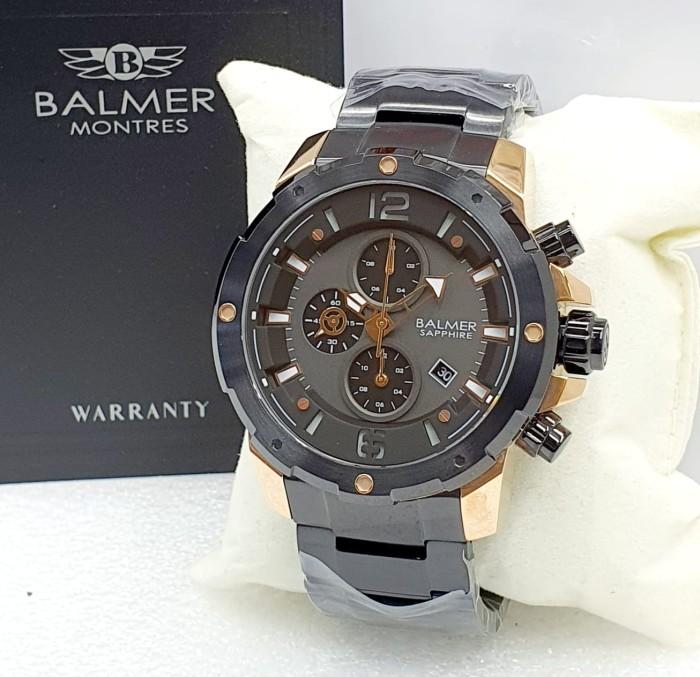 Jam Tangan Fashion Bisnis Pria Balmer 7978 Chronograph Sapphire Ori