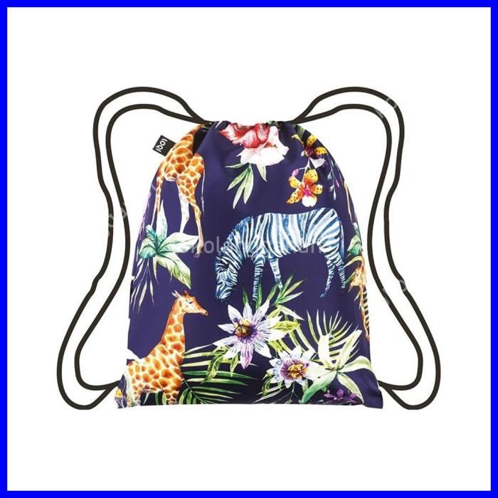 Loqi Tas Ransel Zebras Artist Collection - Biru Original