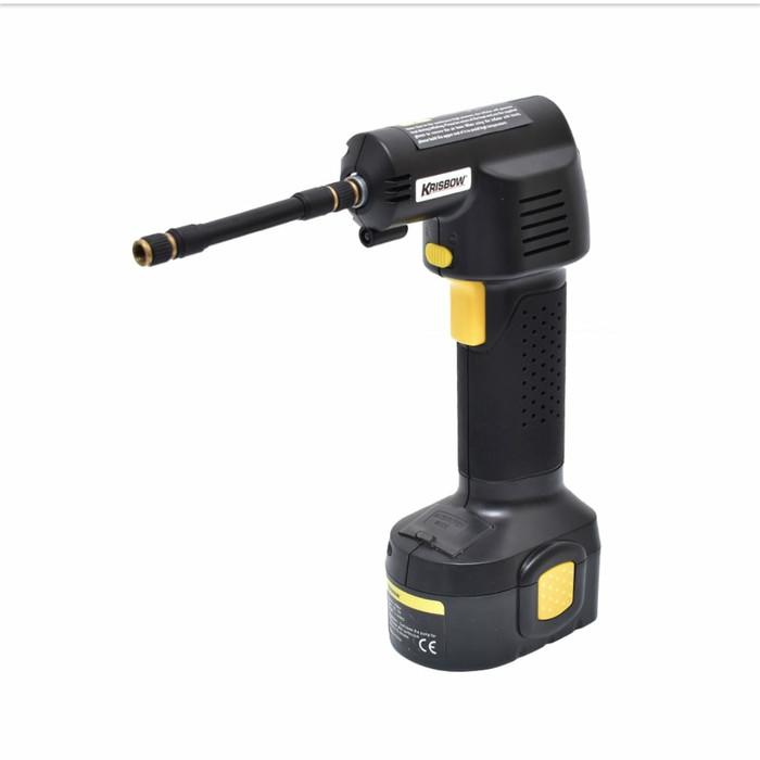 KRISBOW POMPA BAN NIRKABE INFLATOR PUMP RECHARGEABLE CORDLESS
