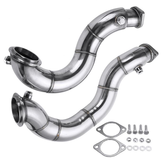 Stainless Steel Exhaust Pipe Muffler Decat Downpipe for BMW N54 E90