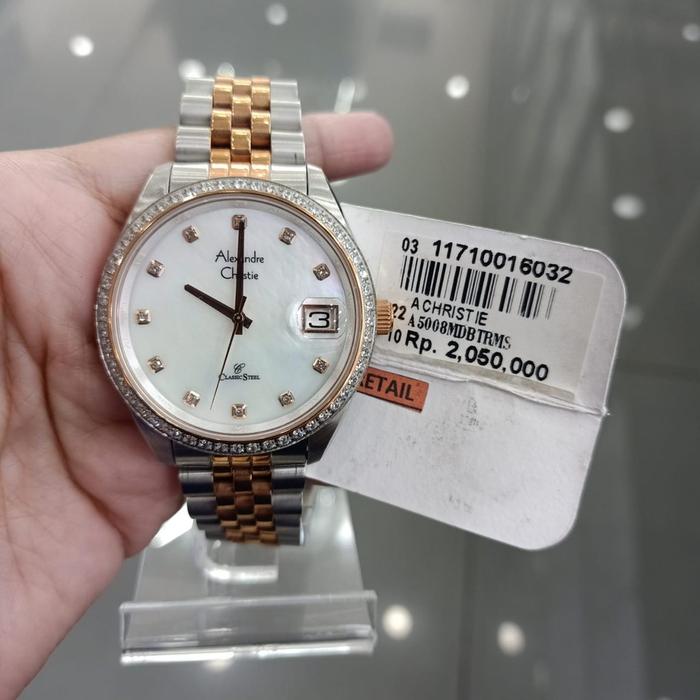 Alexandre Christie AC 5008 MD BTRSL Man White Dial Stainless Steel