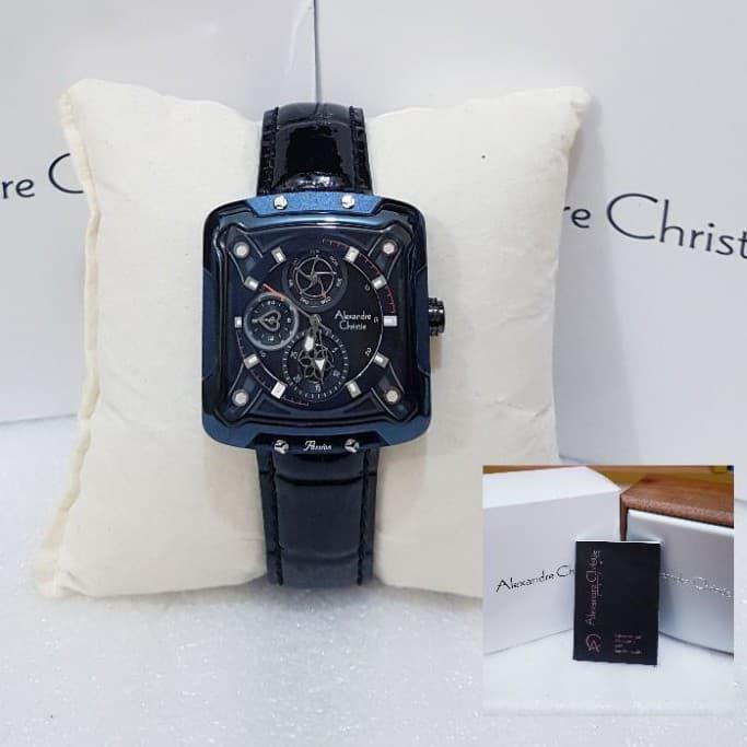 ALEXANDRE CHRISTIE WANITA AC 3030 BLUE BLACK JAM TANGAN ALEXANDRE #1
