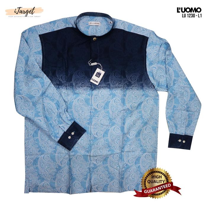 Kemeja Koko PREMIUM Lengan Panjang Bahan Katun L'UOMO 1230