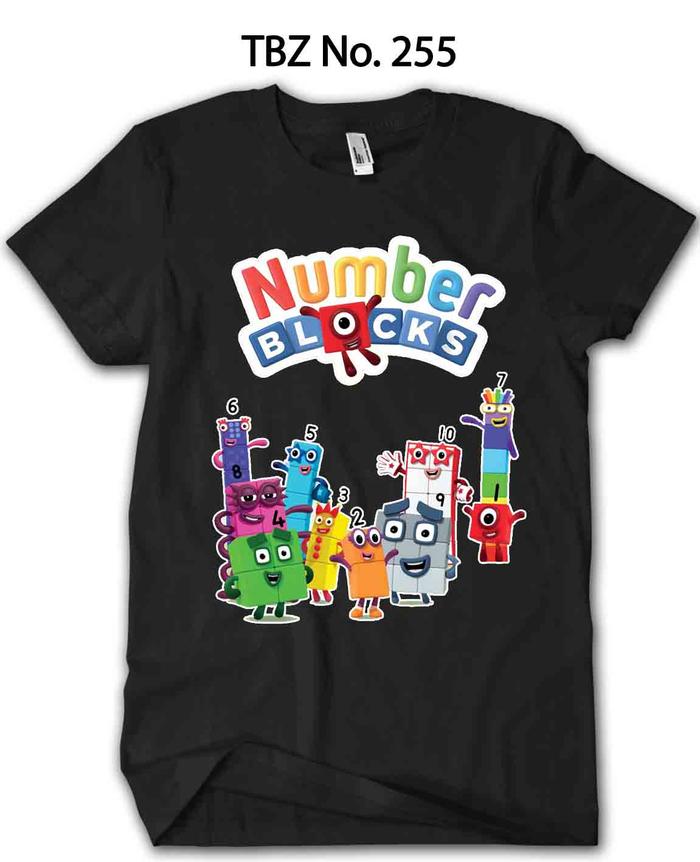 Baju Numberblocks Crafts Anak Premium Original Distro