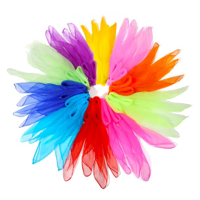 [Sale] NASUM 20PCS Silk Scarf Light and Breathable Children's Silk