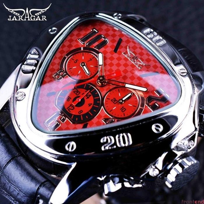 Jam Tangan Pria JARAGAR Men'S Fashion Casual Automatic Mechanical