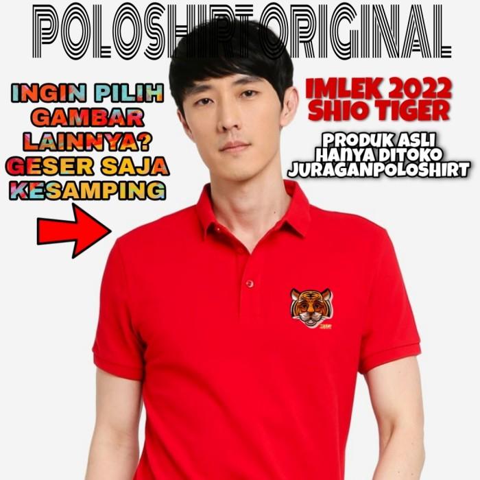 KAOS/BAJU KERAH COUPLE KELUARGA IMLEK/SINCIATAHUN MACAN LOGO2022 GDG00