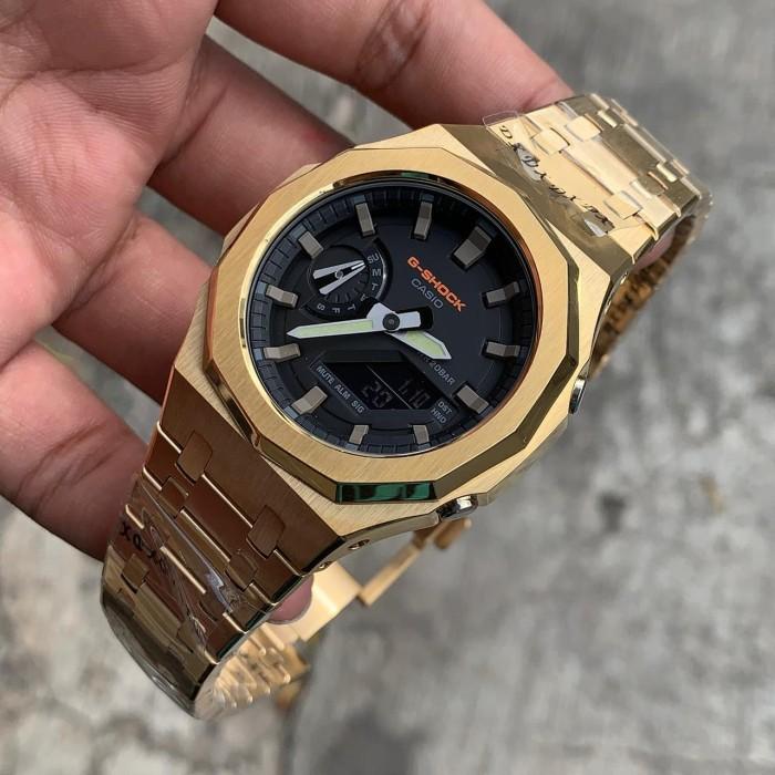 Gshock Ga2100 Ga2110 Original Custom AP Gold Stainless 5rd