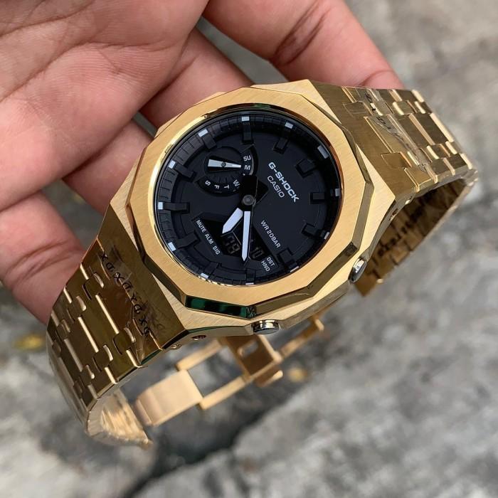 Gshock Ga2100 Ske Original Custom AP Gold Stainless 5rd