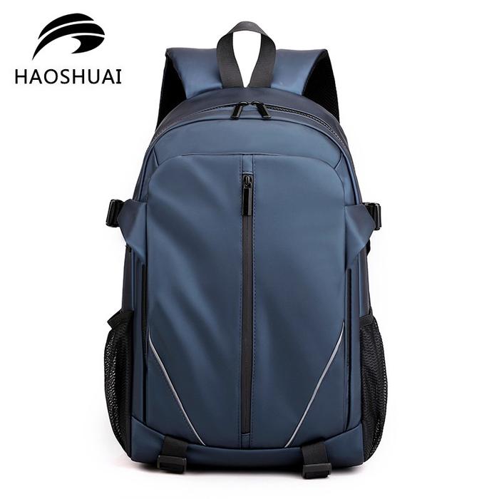 Tas Ransel Pria HAOSHUAI 3401 Tas Laptop Pria Waterproof