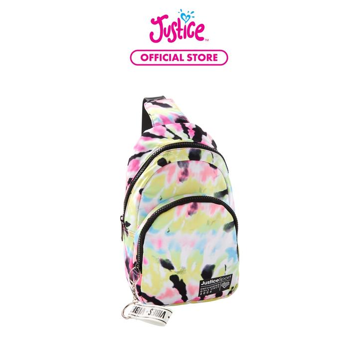 Justice Girls Sporty Tie Dye Sling bag Multi - Tas Selempang Anak