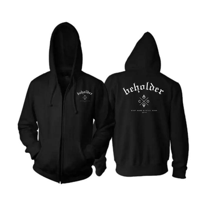 Jaket hoodie Zipper BEHOLDER
