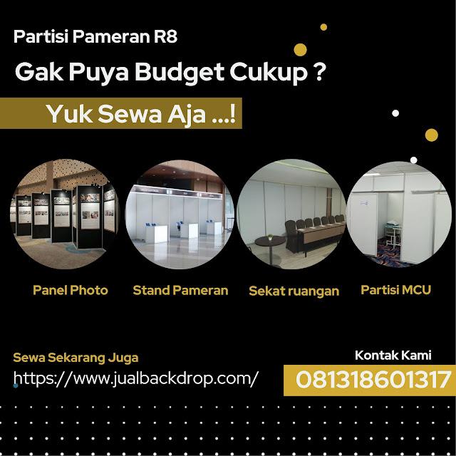 Stand booth R8 Jayapura ,stand Pameran Jayapura 085100463227