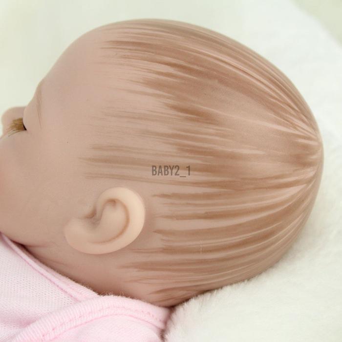 Mainan Boneka Bayi Newborn Tidur Handmade Tampak Asli Bahan Silikon