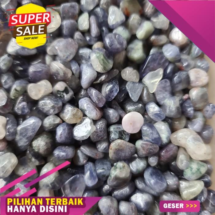 Iolite chips special B packing 100grams BATU AKIK NATURAL MURAH