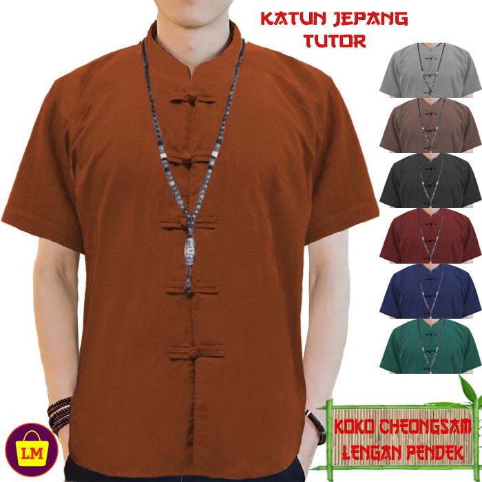 LM 17048-17056 Baju Koko Pria Lengan Pendek KOKO CHEONGSAM IPMAN