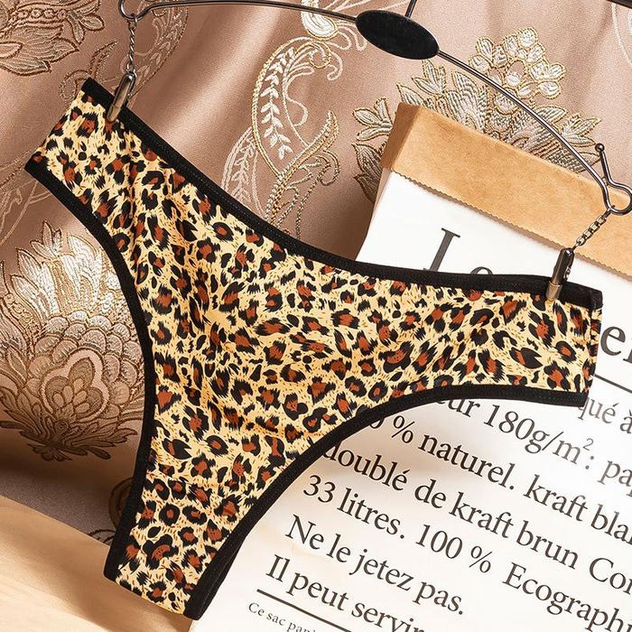 Daily - Celana Dalam Perempuan Transparant Motif Leopard Cd Wanita Sex