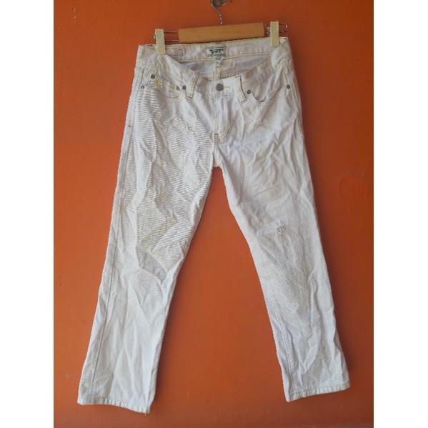 Celana Denim Putih Thrift