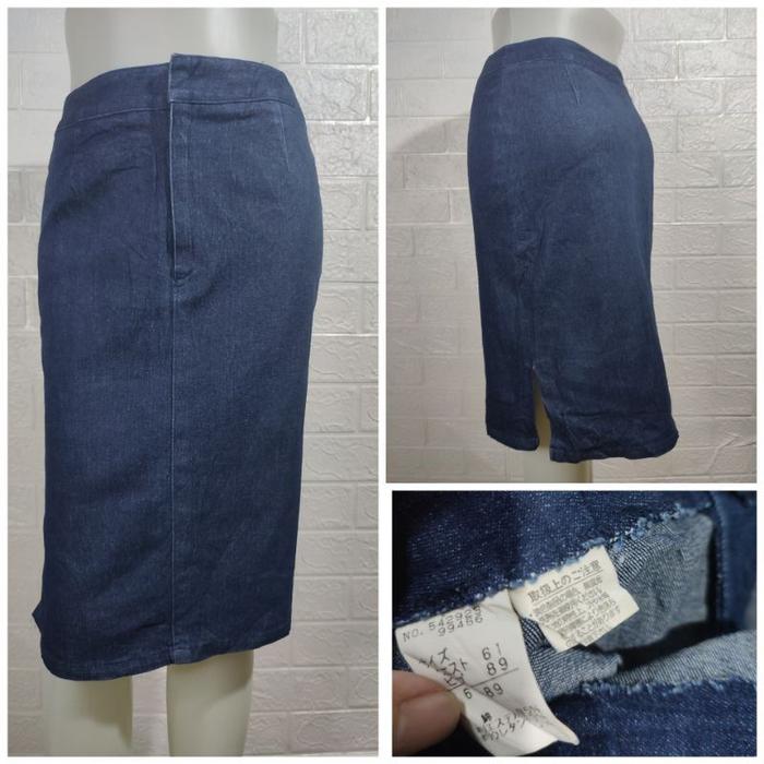 Thrift Rok Jeans Mini Wanita