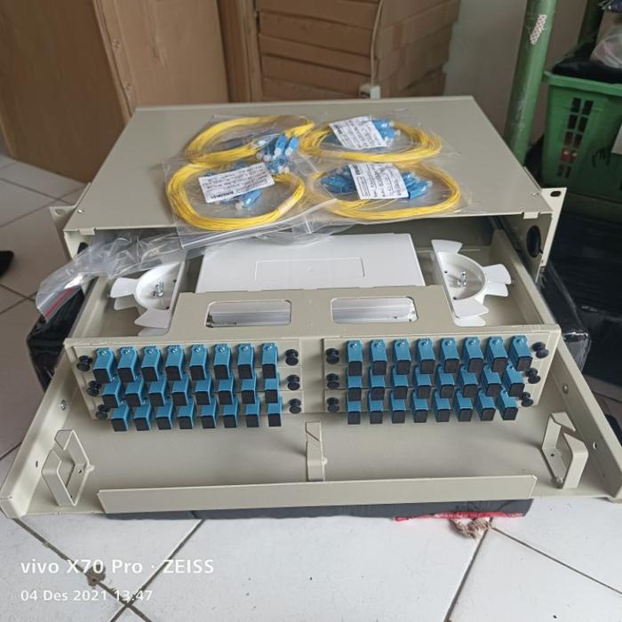 otb 48 core lengkap pigtail dan adapter SC UPC/otb 48core