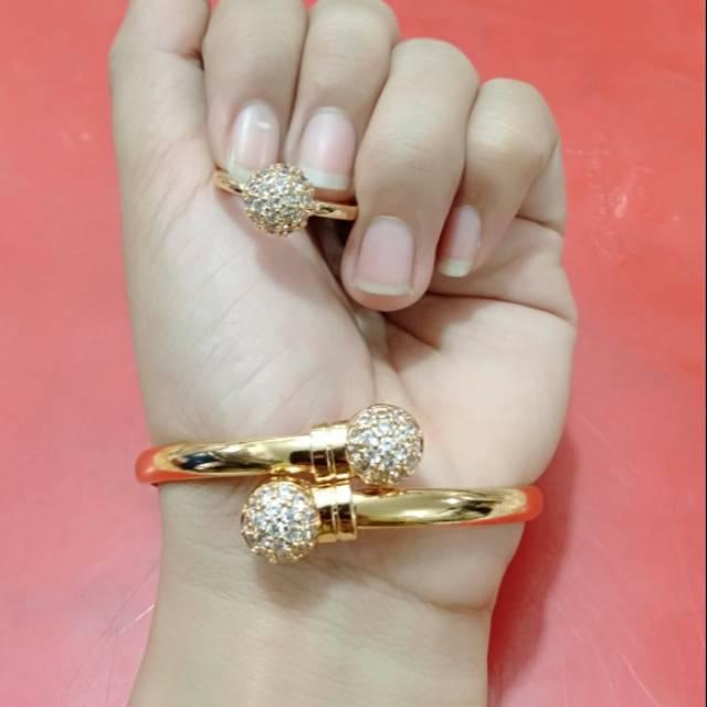 Xuping Gelang Cincin Permata Full Bola