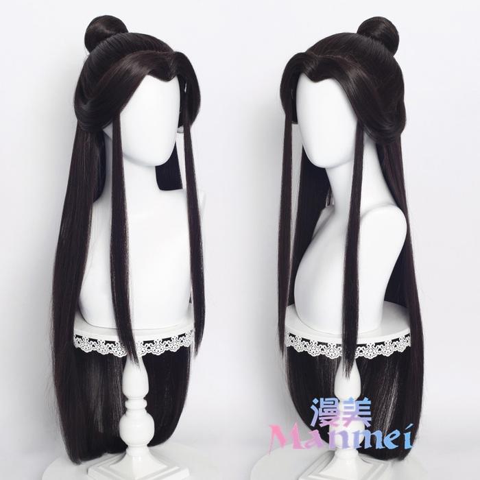 Manmei Tian Guan Ci Fu Xie Lian Hua Cheng San Lang Cosplay Wig Anime