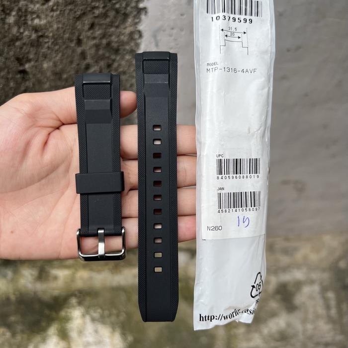 Strap tali jam tangan casio MTP-1316 4A original band MTP 1316