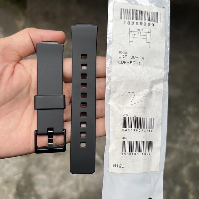 Strap tali jam tangan casio ori LDF-30 1A LDF-50 band LDF 30 LDF 50