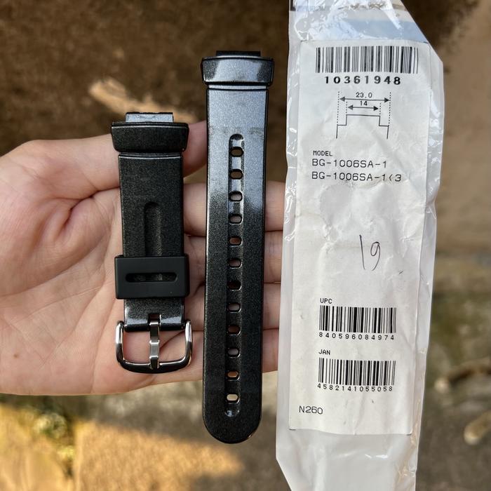 Strap tali jam tangan casio baby-g BG 1006SA 1 original BG 1006SA ori