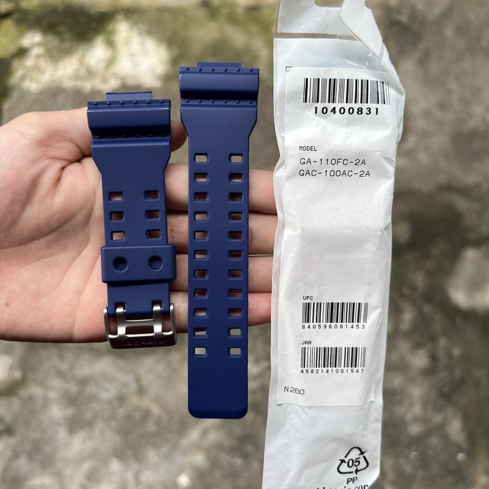 Strap tali jam tangan casio g-shock band GA-110FC 2A GAC-100AC 2A