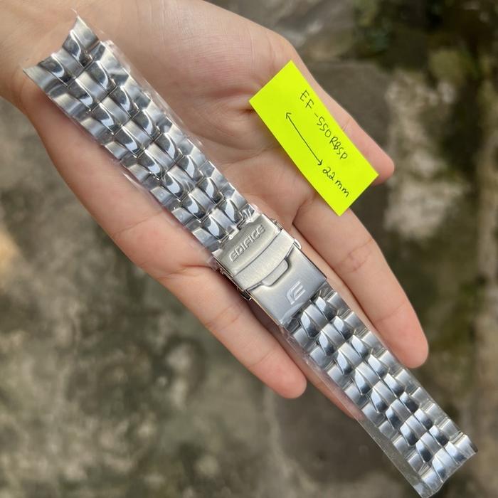 Strap tali jam tangan casio original EF-550RBSP EF-550D band EF 550RBS