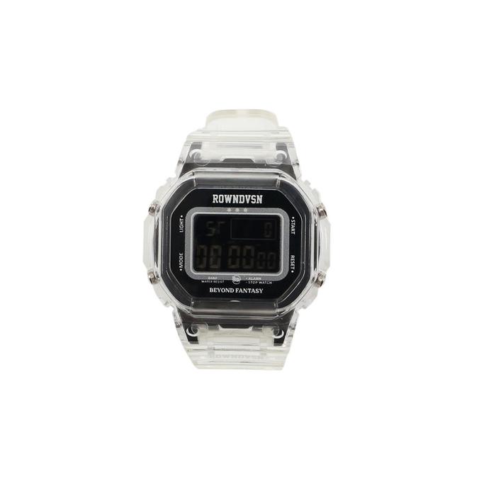 ROWN DVSN DIGITAL WATCHES WHITE - ROWN DIVISION JAM TANGAN DIGITAL FUR