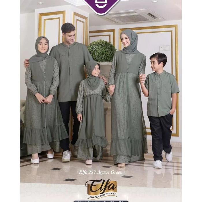 SARIMBIT 2022 TERBARU ETHICA ELFA 257 AGAVE GREEN GAMIS ETHICA KAGUMI