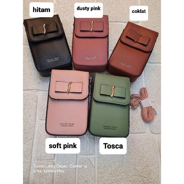 TAS SELEMPANG CEWEK DOMPET HP WANITA FOREVER YOUNG ASLI IMPORT