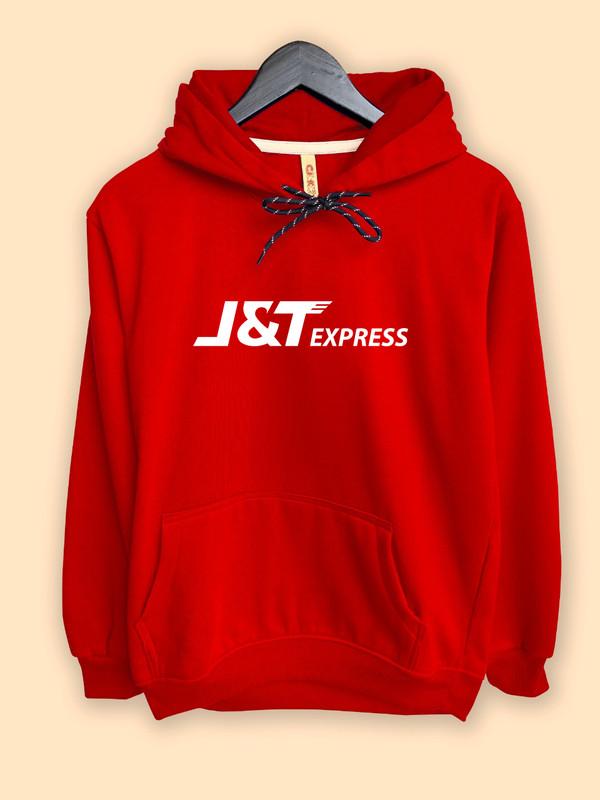 Jaket Hoodie JNT Express