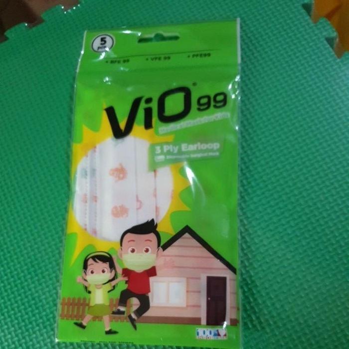Vio Masker Anak 3Ply - Masker Anak