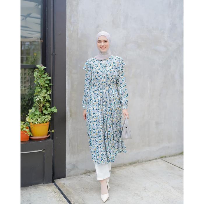 Audrey tunik - tunik bunga le khari - tunik modis