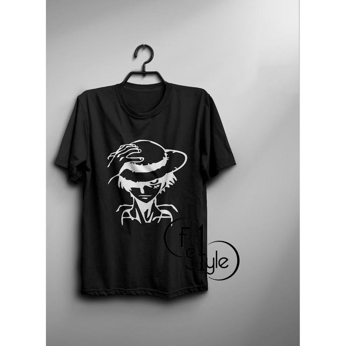 NJ618 Tshirt One piece Luffy Face - Wajah Luffy one piece