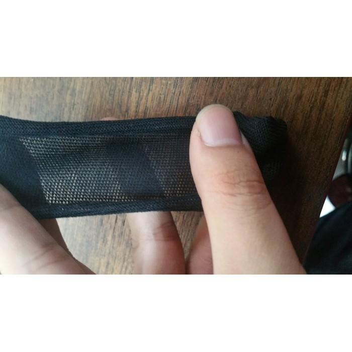 GX135 KAIN KASA PENUTUP BOX SPEAKER TIPIS DENIS KASAR HITAM MELAR